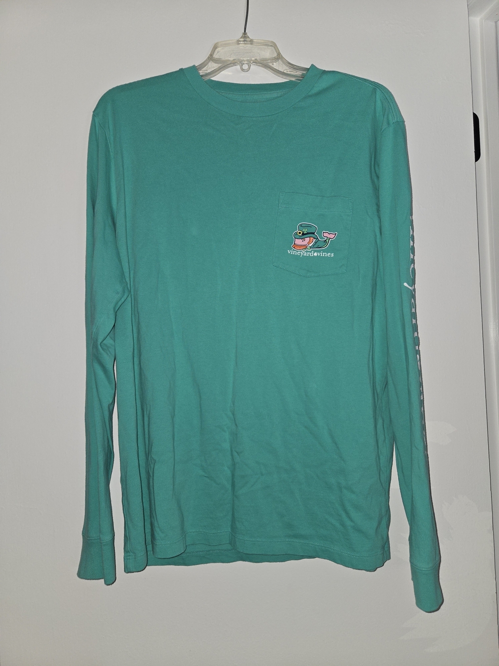 Vineyard Vines Men’s Long-Sleeve Pocket Tee - Teal